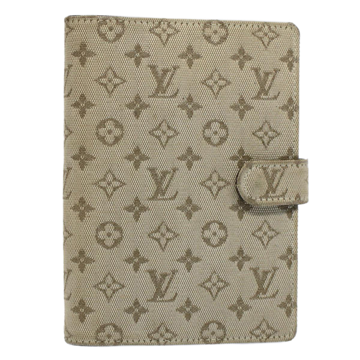 LOUIS VUITTON Monogram Mini Agenda PM Day Planner Cover Khaki R20911 bs8762