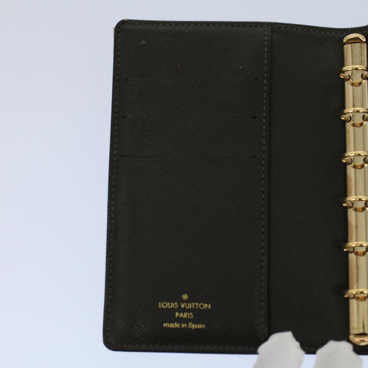 LOUIS VUITTON Monogram Mini Agenda PM Day Planner Cover Khaki R20911 bs8762