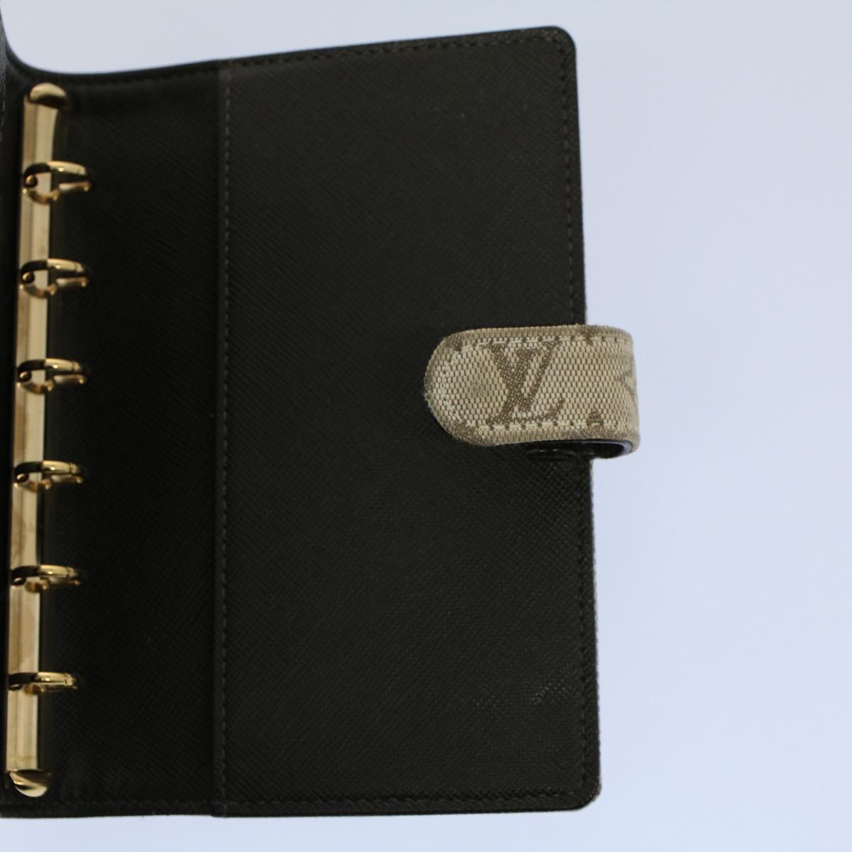 LOUIS VUITTON Monogram Mini Agenda PM Day Planner Cover Khaki R20911 bs8762