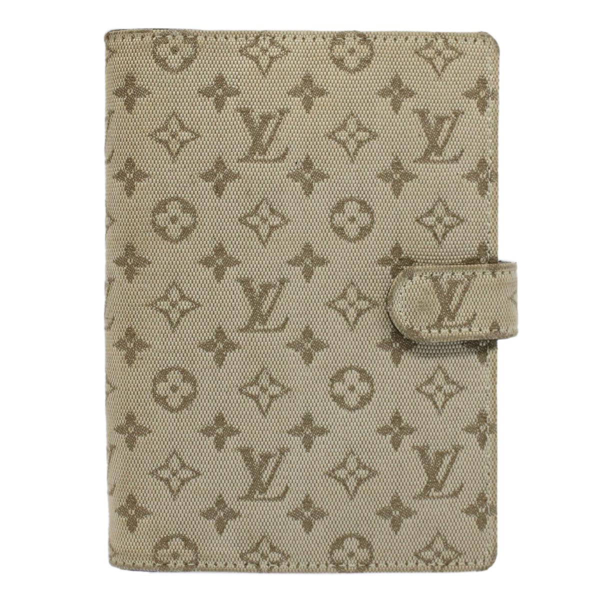 LOUIS VUITTON Monogram Mini Agenda PM Day Planner Cover Khaki R20911 bs8762