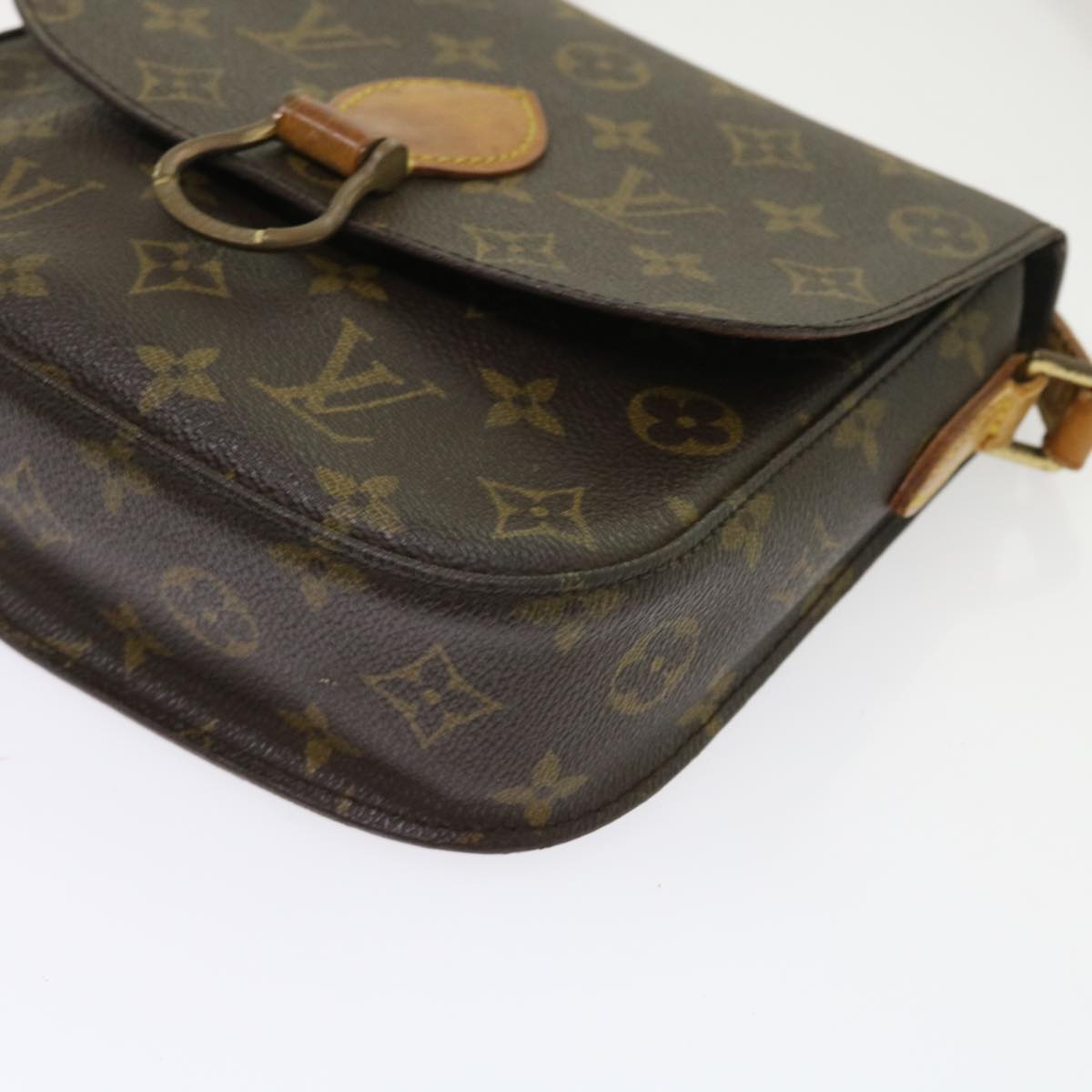 LOUIS VUITTON Monogram Saint Cloud MM Shoulder Bag M51243 LV bs8788
