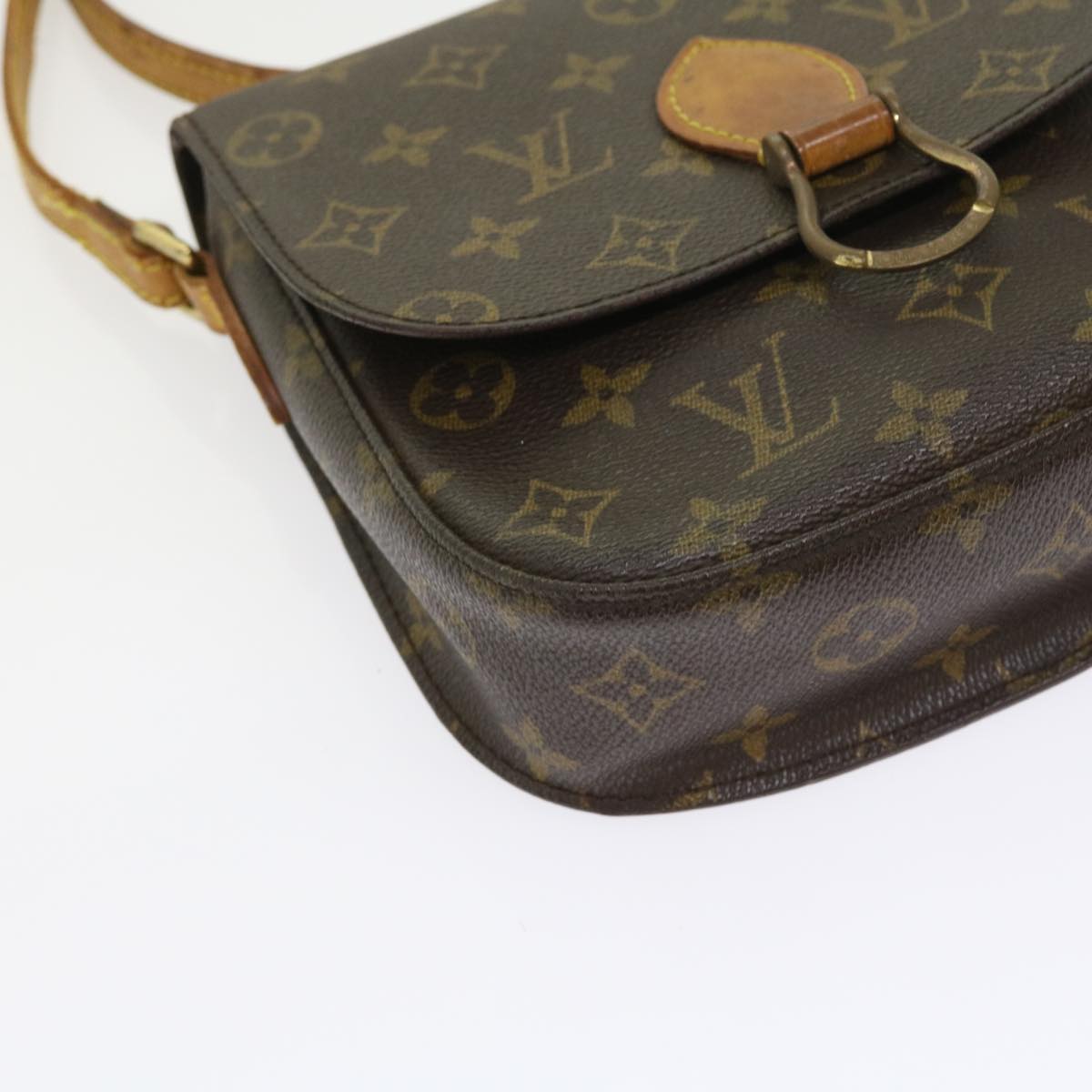LOUIS VUITTON Monogram Saint Cloud MM Shoulder Bag M51243 LV bs8788