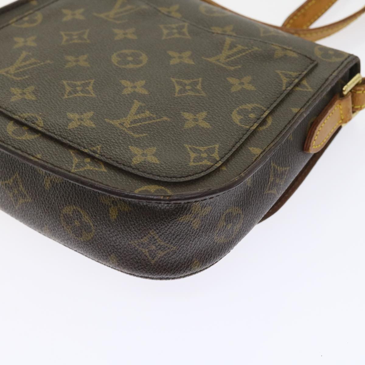 LOUIS VUITTON Monogram Saint Cloud MM Shoulder Bag M51243 LV bs8788