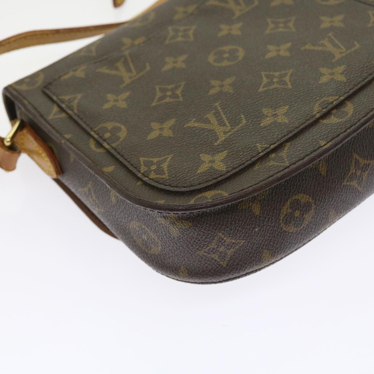 LOUIS VUITTON Monogram Saint Cloud MM Shoulder Bag M51243 LV bs8788