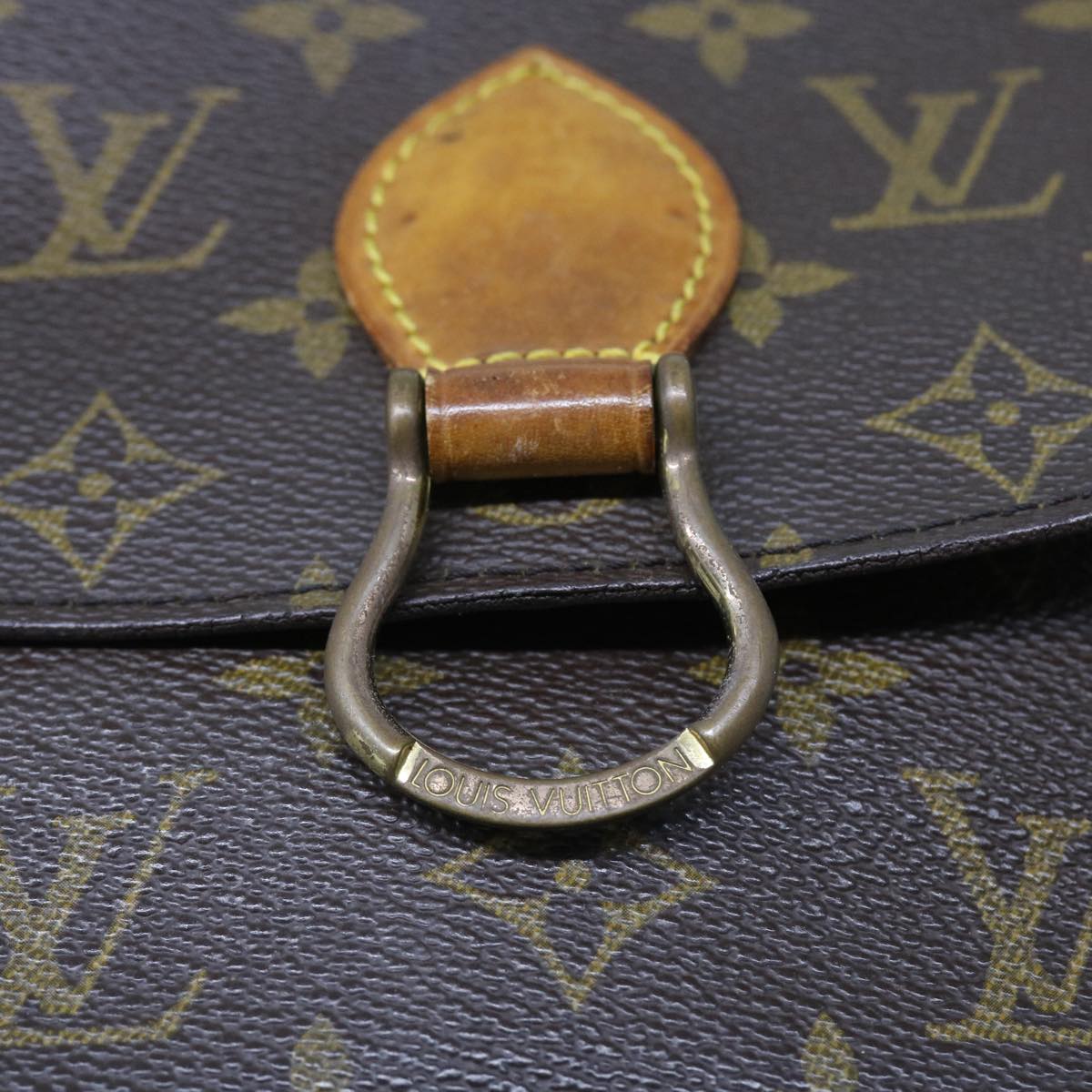 LOUIS VUITTON Monogram Saint Cloud MM Shoulder Bag M51243 LV bs8788