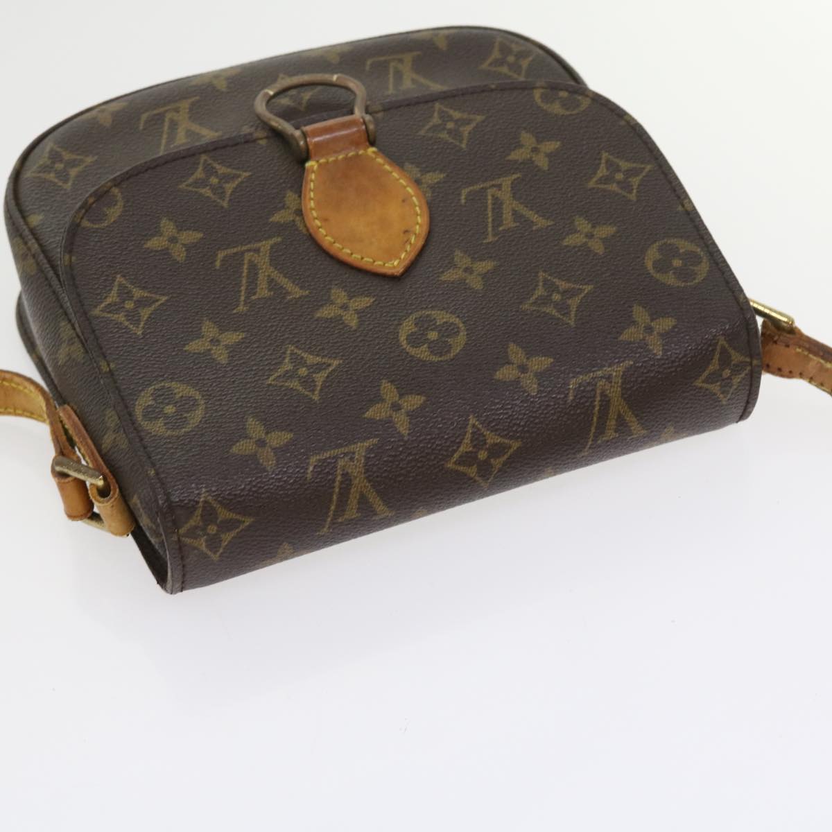 LOUIS VUITTON Monogram Saint Cloud MM Shoulder Bag M51243 LV bs8788
