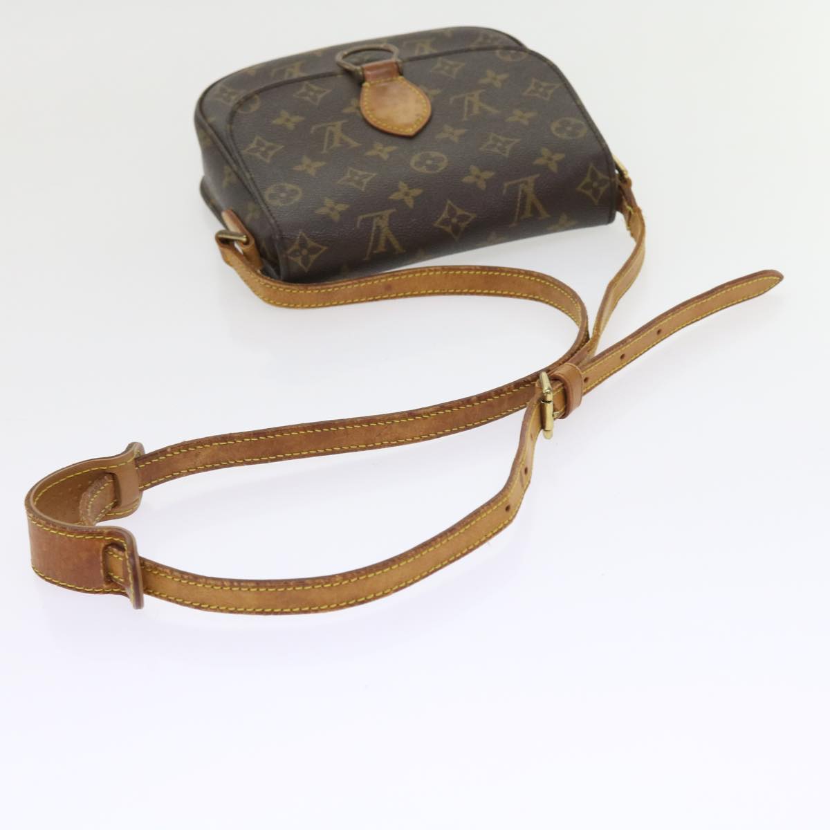 LOUIS VUITTON Monogram Saint Cloud MM Shoulder Bag M51243 LV bs8788