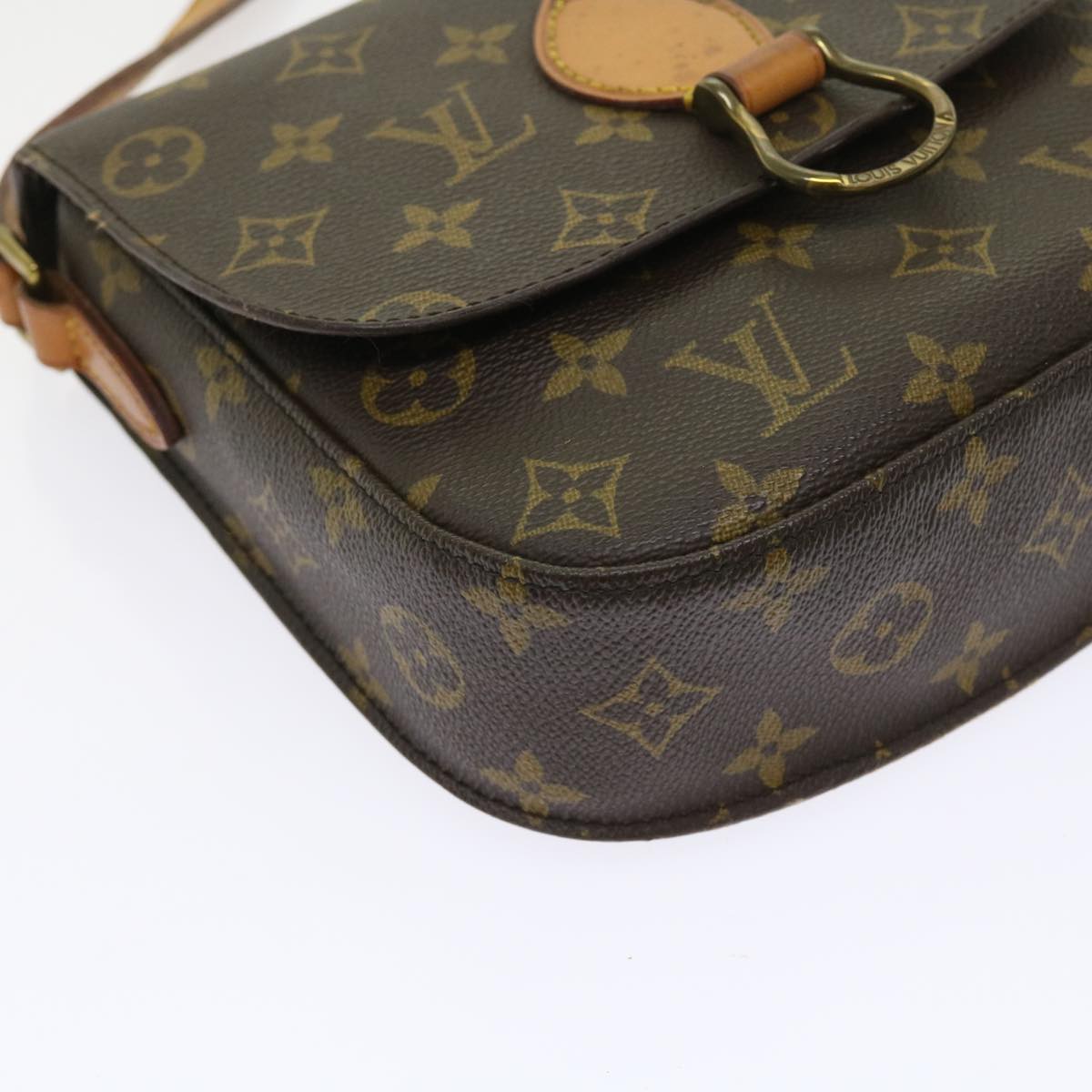 LOUIS VUITTON Monogram Saint Cloud MM Shoulder Bag M51243 LV bs8790