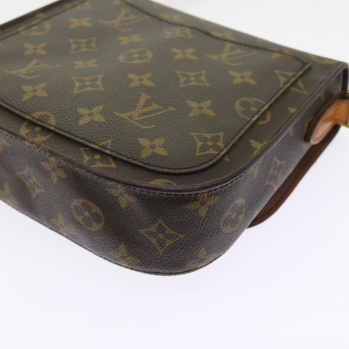 LOUIS VUITTON Monogram Saint Cloud MM Shoulder Bag M51243 LV bs8790