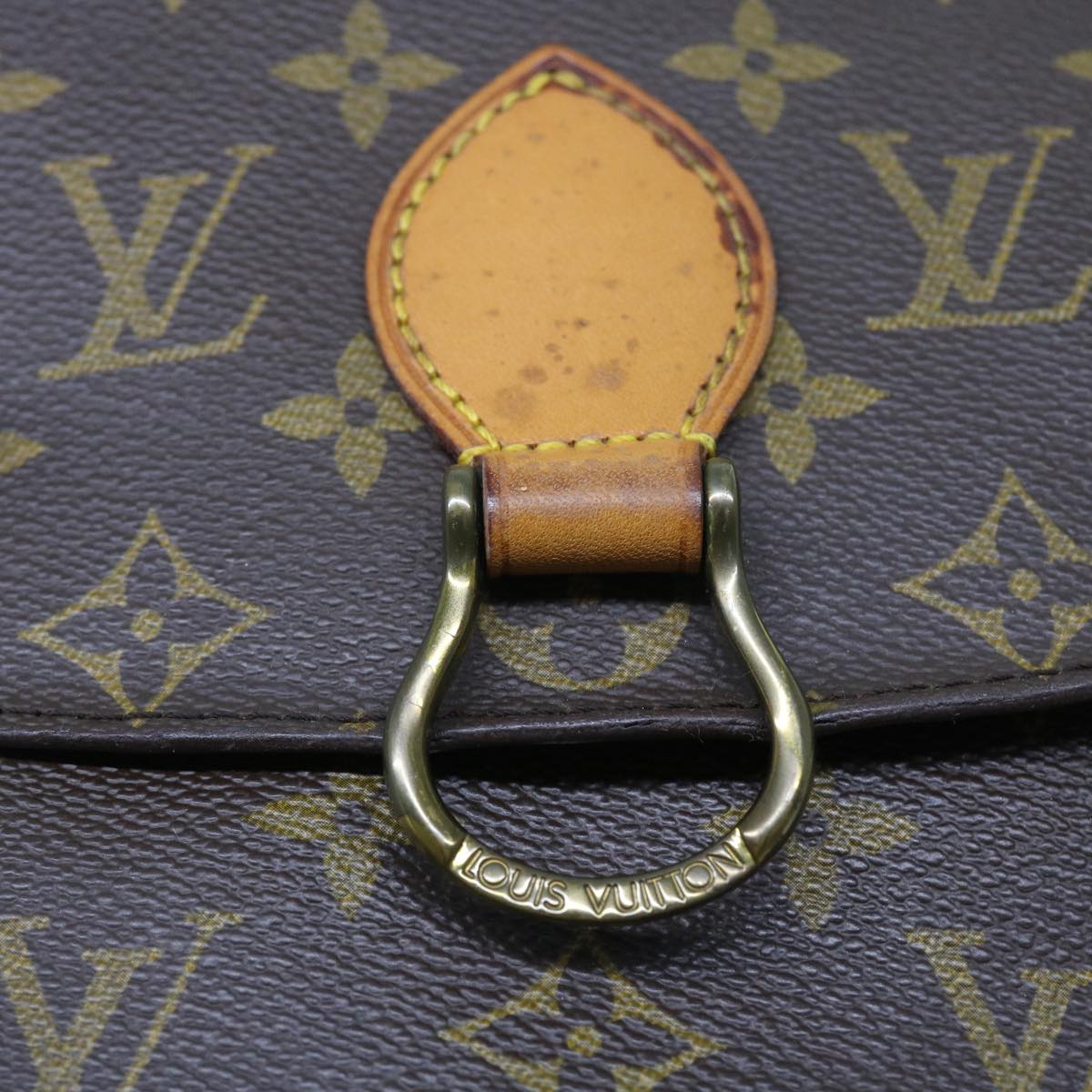 LOUIS VUITTON Monogram Saint Cloud MM Shoulder Bag M51243 LV bs8790