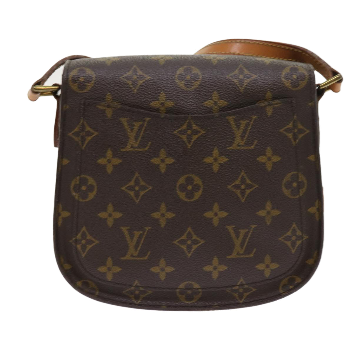 LOUIS VUITTON Monogram Saint Cloud MM Shoulder Bag M51243 LV bs8790