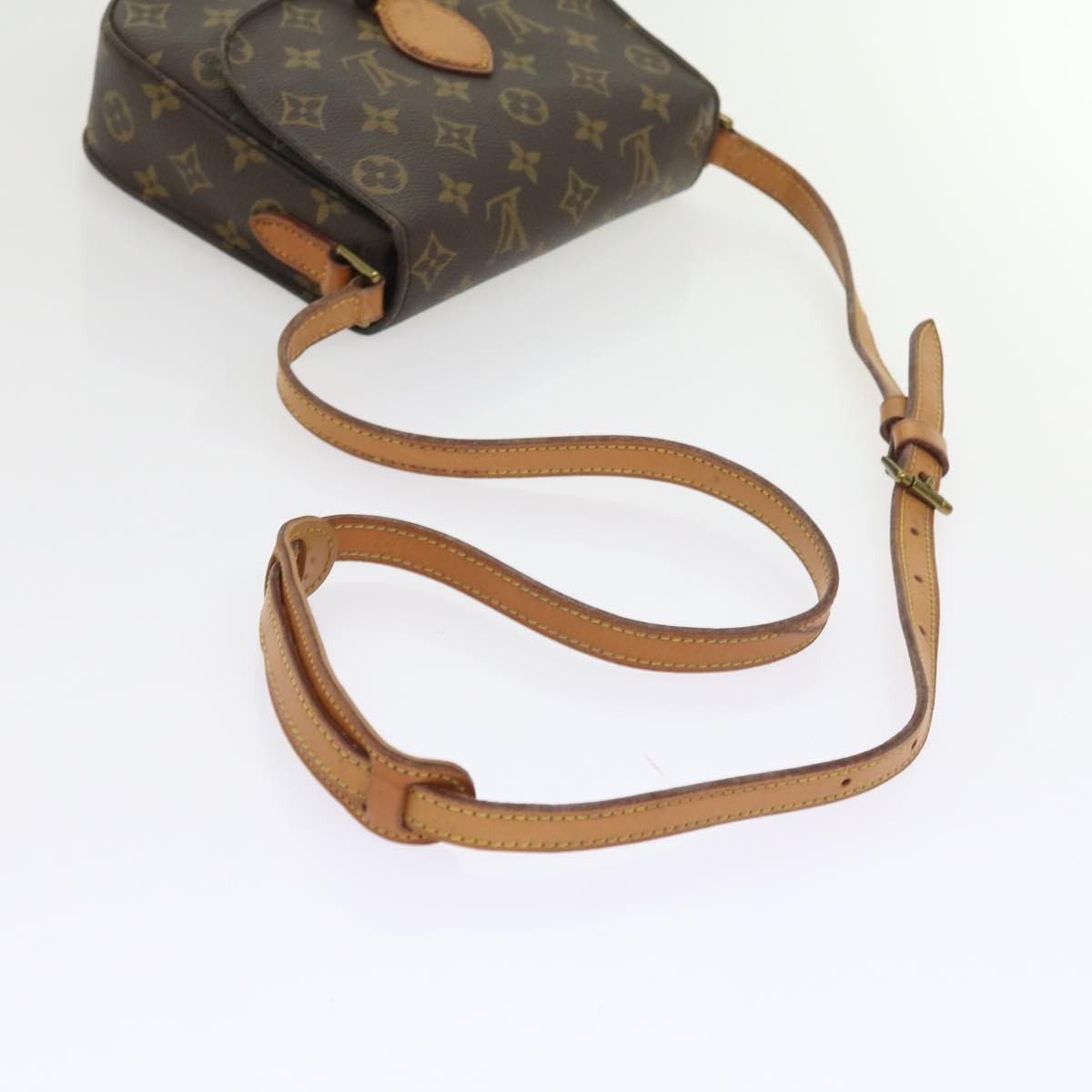 LOUIS VUITTON Monogram Saint Cloud MM Shoulder Bag M51243 LV bs8790