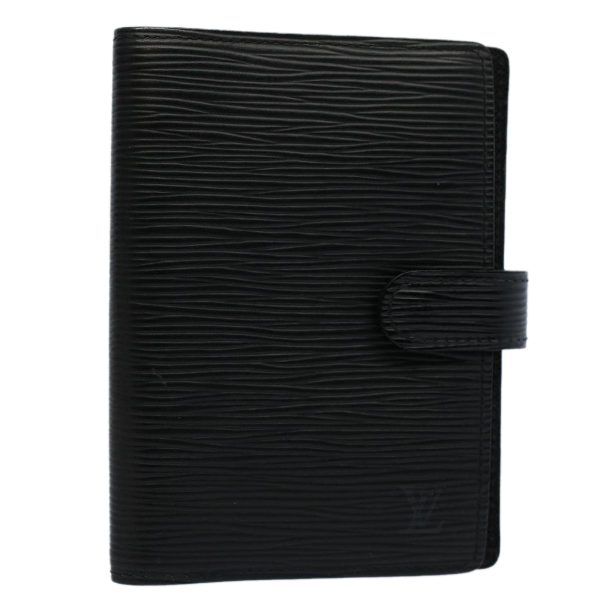 LOUIS VUITTON Epi Agenda PM Day Planner Cover Black R20052 LV bs8799
