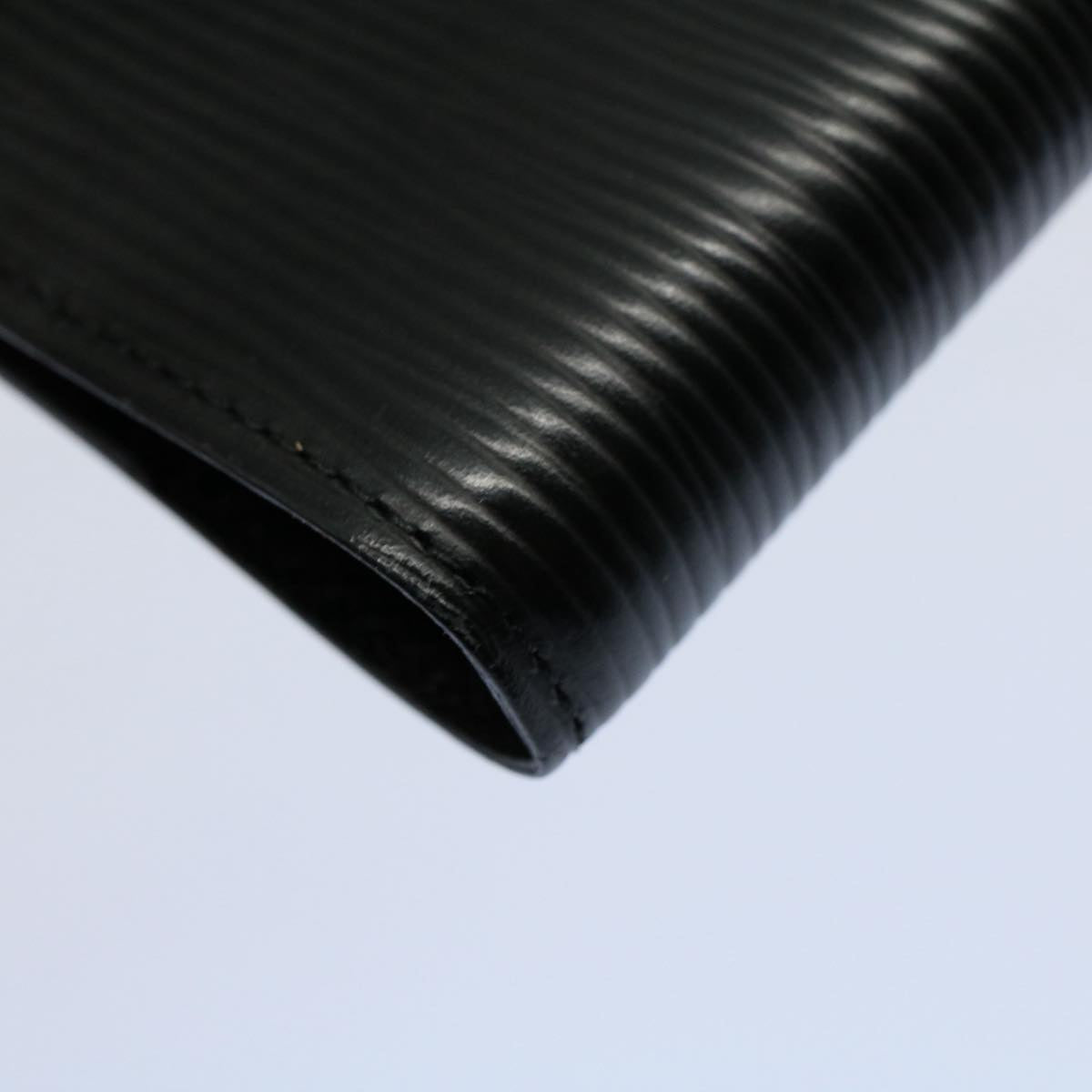 LOUIS VUITTON Epi Agenda PM Day Planner Cover Black R20052 LV bs8799