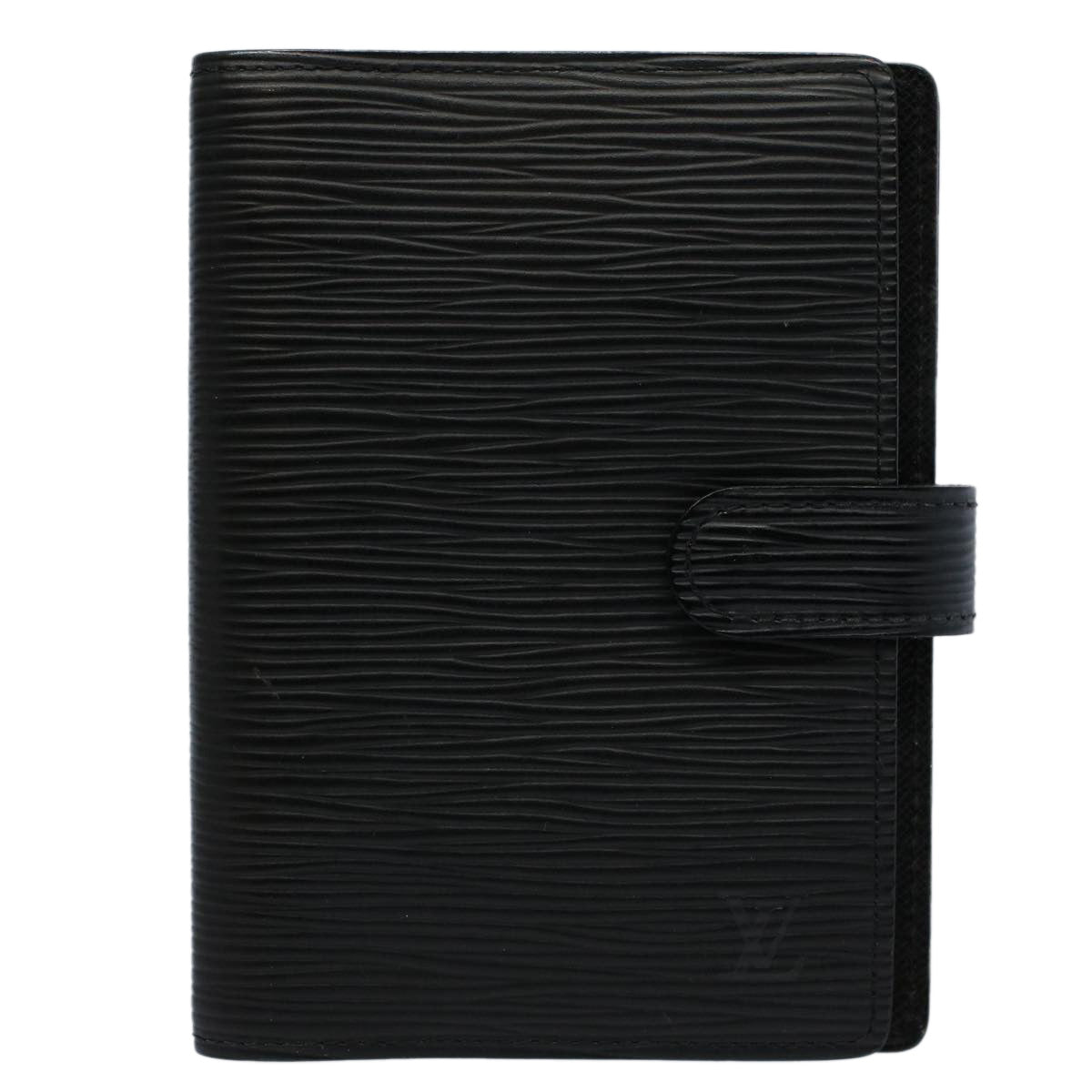 LOUIS VUITTON Epi Agenda PM Day Planner Cover Black R20052 LV bs8799