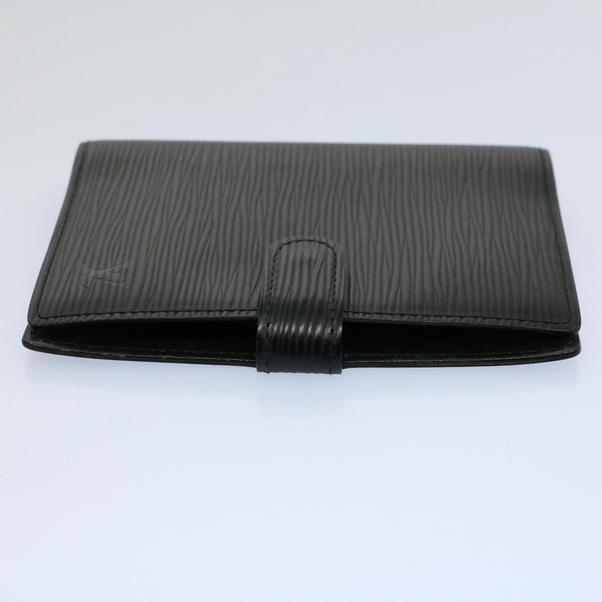 LOUIS VUITTON Epi Agenda PM Day Planner Cover Black R20052 LV bs8799