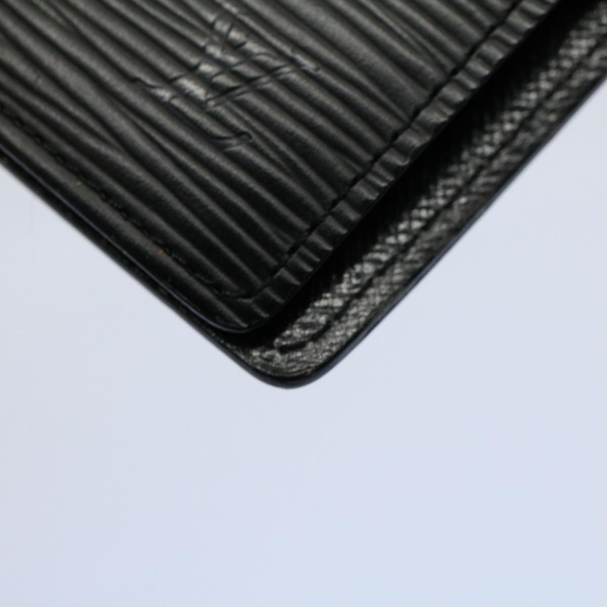 LOUIS VUITTON Epi Agenda PM Day Planner Cover Black R20052 LV bs8799