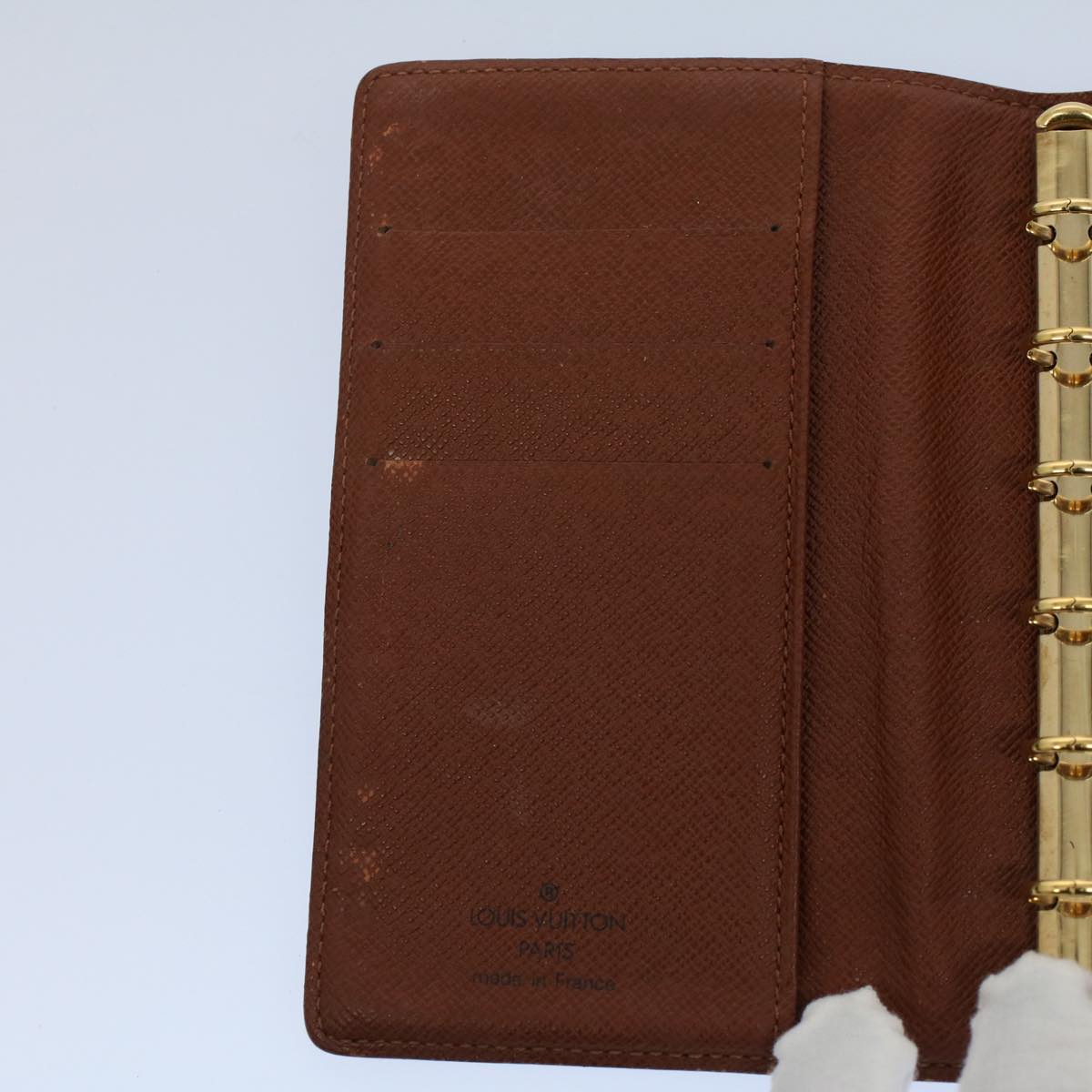 LOUIS VUITTON Monogram Agenda PM Day Planner Cover R20005 LV bs8800