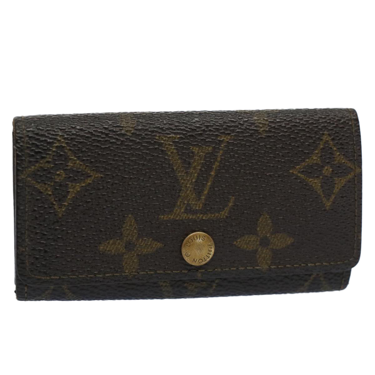 LOUIS VUITTON Monogram Multi Cles 4 Key Case M69517 LV bs8806