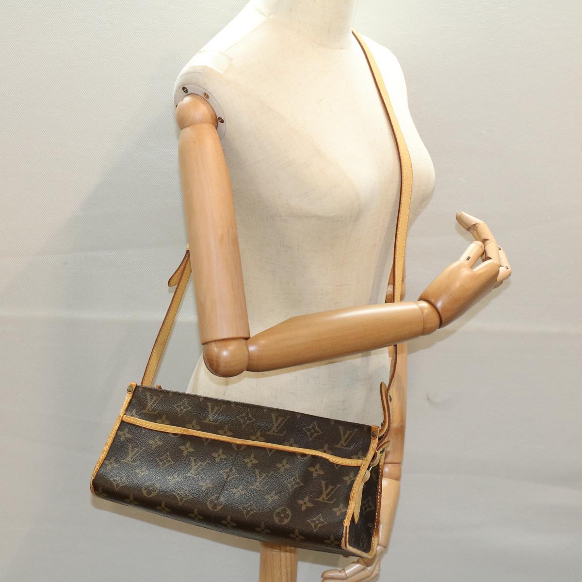 LOUIS VUITTON Monogram Popincourt Long Shoulder Bag M40008 LV bs8811
