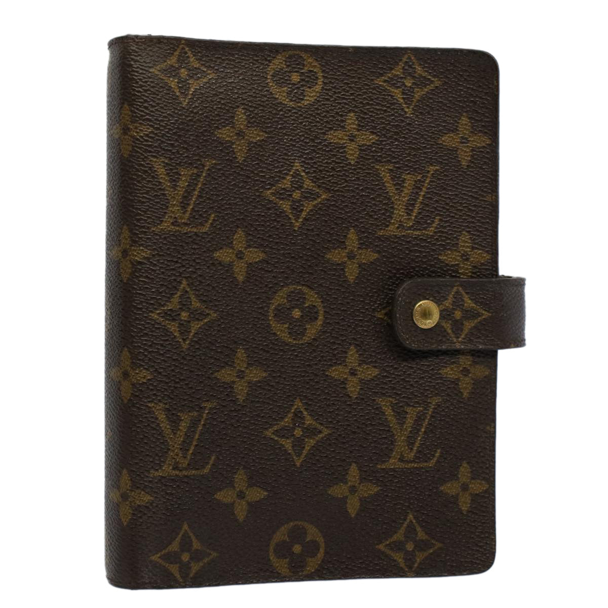 LOUIS VUITTON Monogram Agenda MM Day Planner Cover R20105 LV bs8825