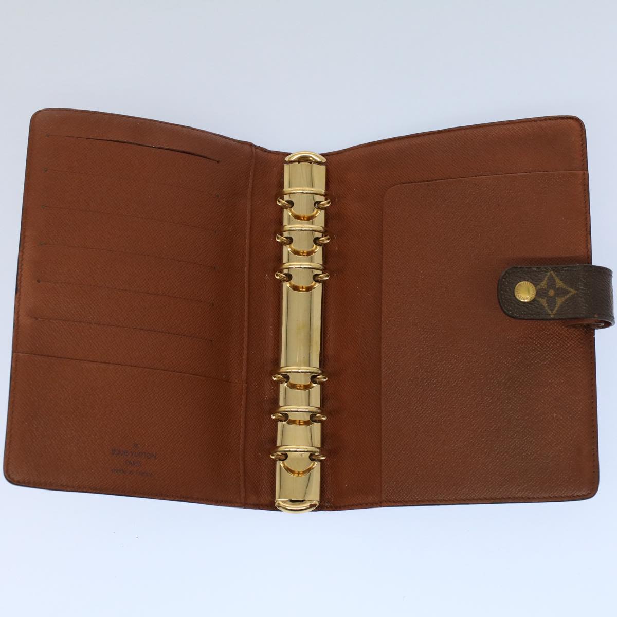 LOUIS VUITTON Monogram Agenda MM Day Planner Cover R20105 LV bs8825