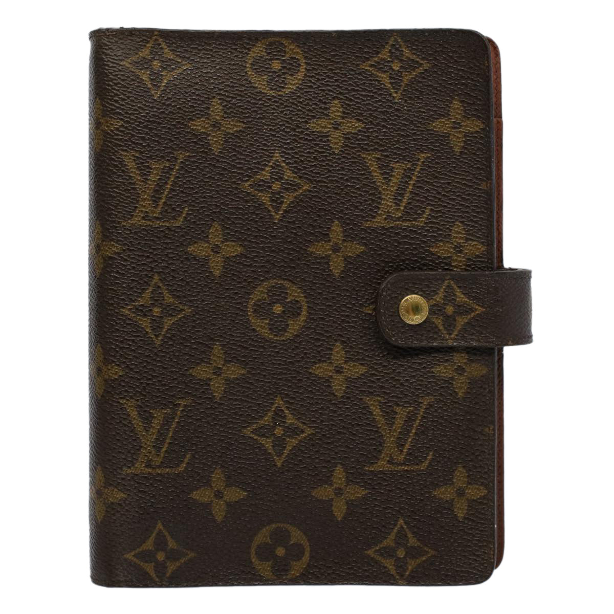 LOUIS VUITTON Monogram Agenda MM Day Planner Cover R20105 LV bs8825
