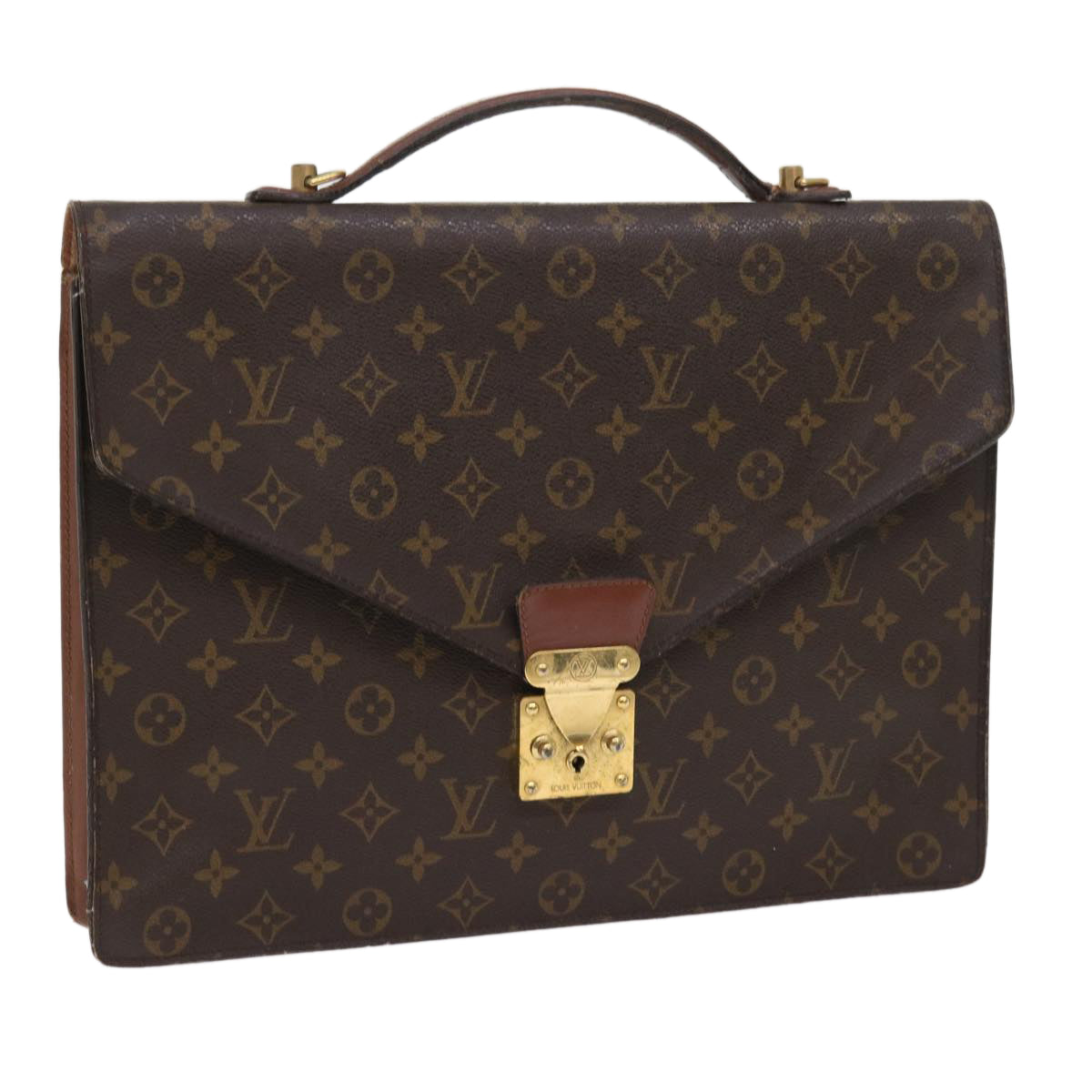 LOUIS VUITTON Monogram Porte Documents Bandouliere Bag M53338 LV bs8826