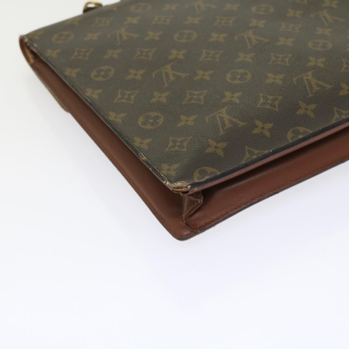 LOUIS VUITTON Monogram Porte Documents Bandouliere Bag M53338 LV bs8826