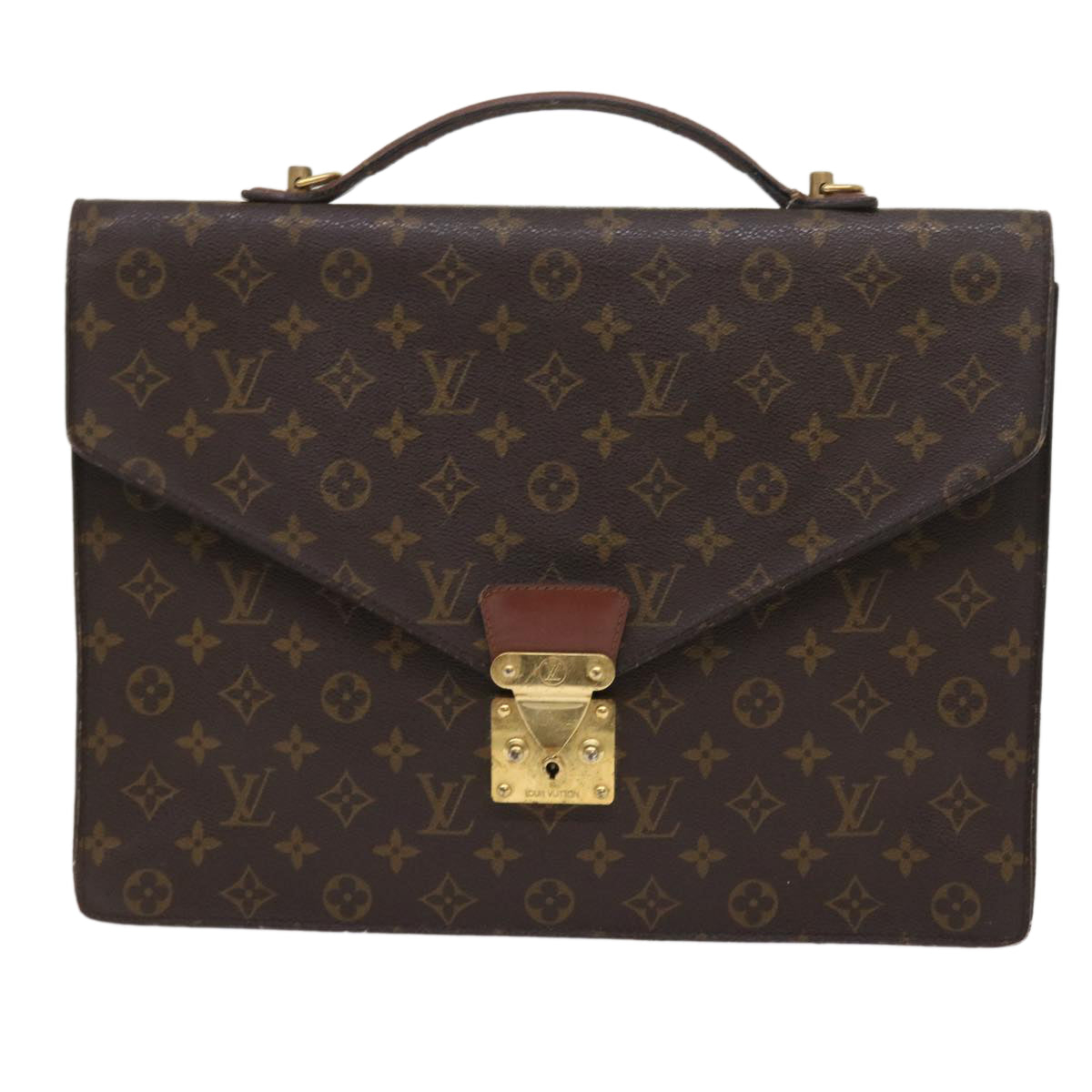 LOUIS VUITTON Monogram Porte Documents Bandouliere Bag M53338 LV bs8826