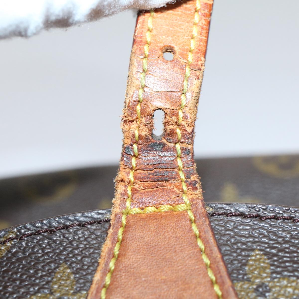 LOUIS VUITTON Monogram Jeune Fille MM Shoulder Bag M51226 LV bs8866