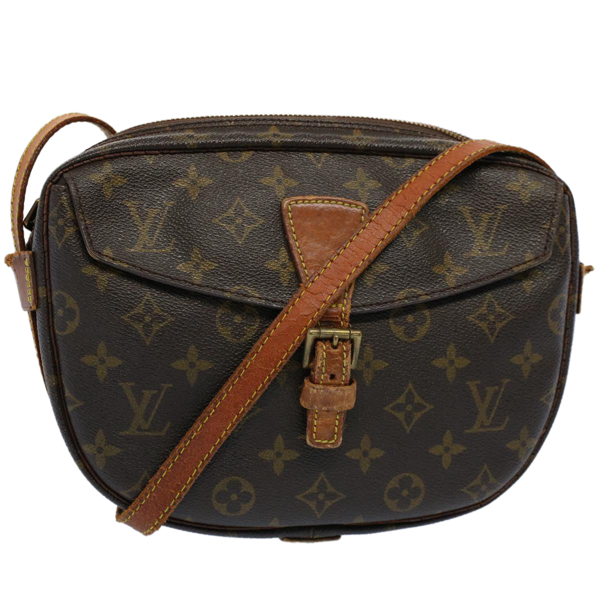 LOUIS VUITTON Monogram Jeune Fille MM Shoulder Bag M51226 LV bs8866
