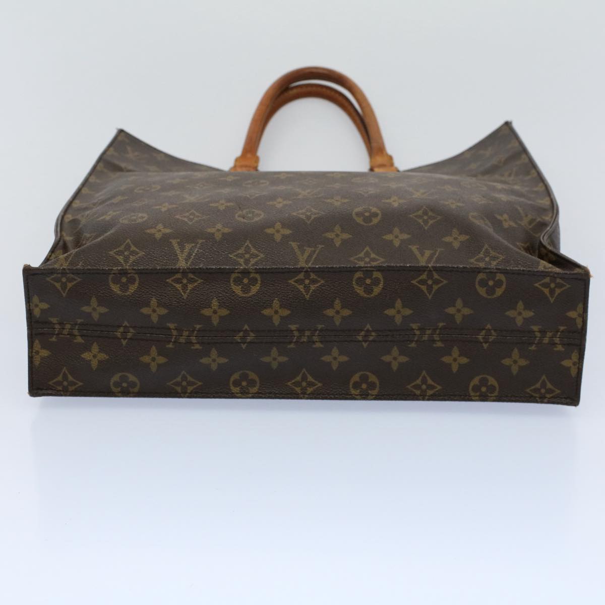 LOUIS VUITTON Monogram Sac Plat Hand Bag M51140 LV bs8869