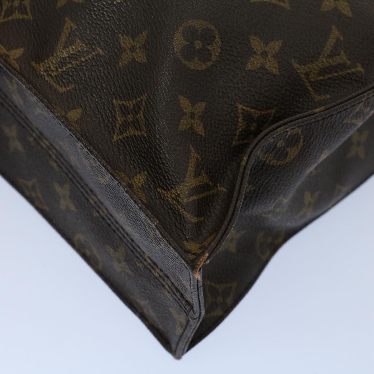 LOUIS VUITTON Monogram Sac Plat Hand Bag M51140 LV bs8869