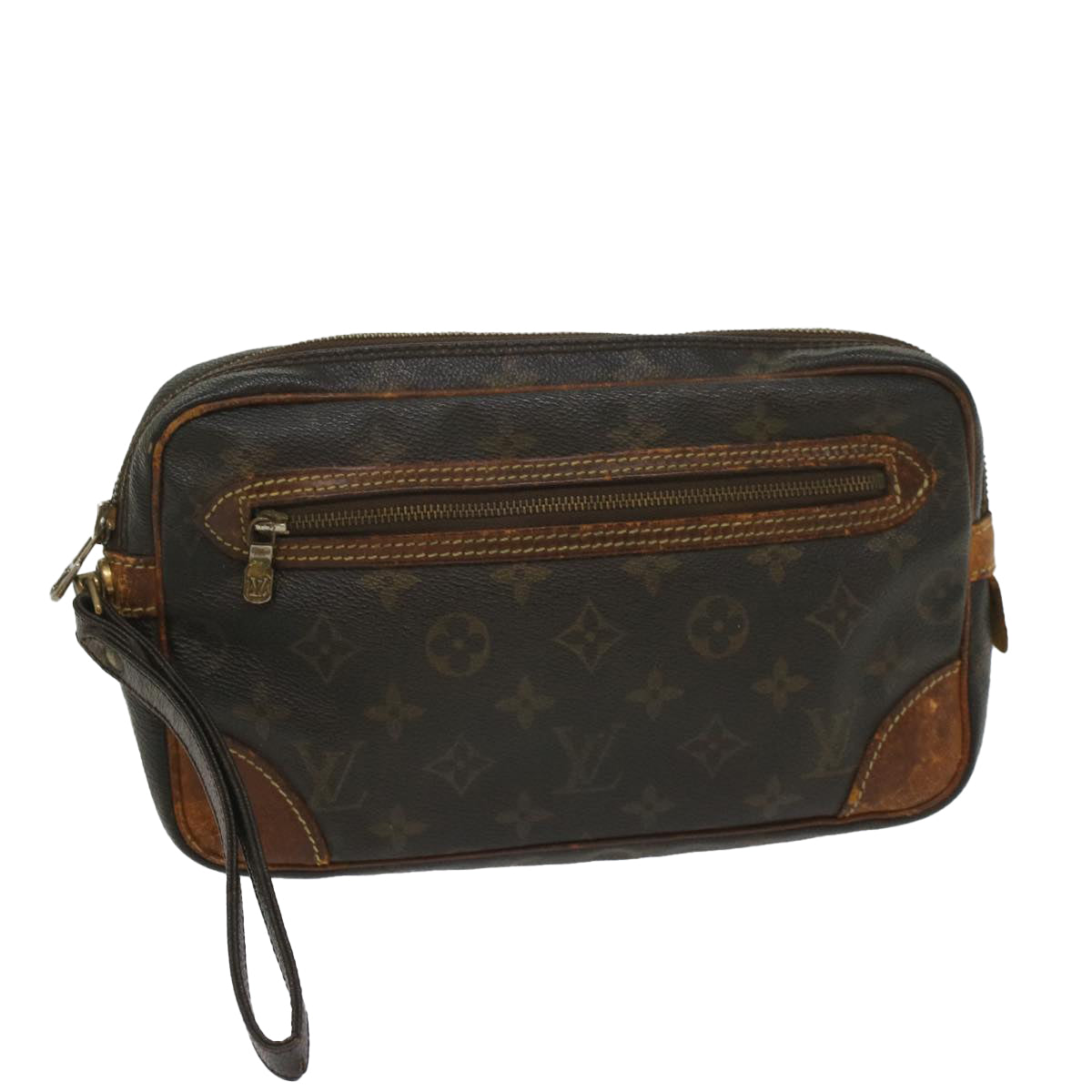 LOUIS VUITTON Monogram Marly Dragonne PM Clutch Bag M51827 LV bs8871