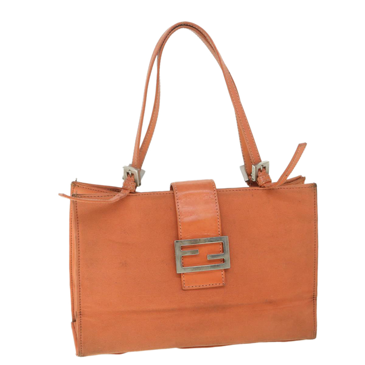 Luxury FendiShoulder Bag Nylon Orangebs8893