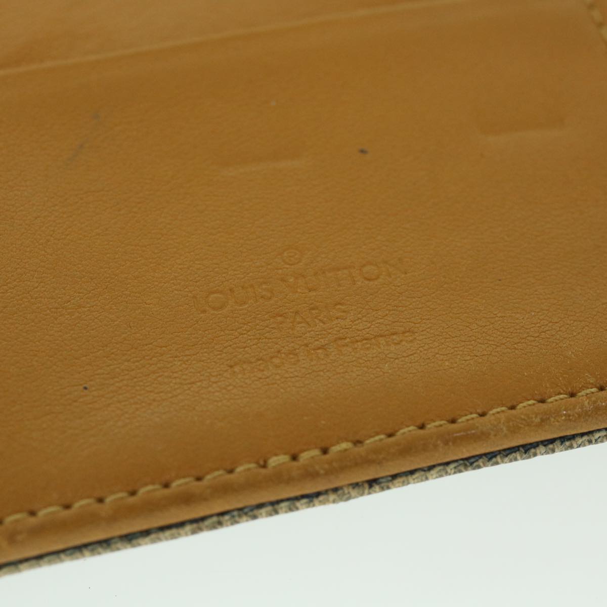 LOUIS VUITTON Monogram Denim Portefeuille Amelia Wallet Blue M95511 bs8896