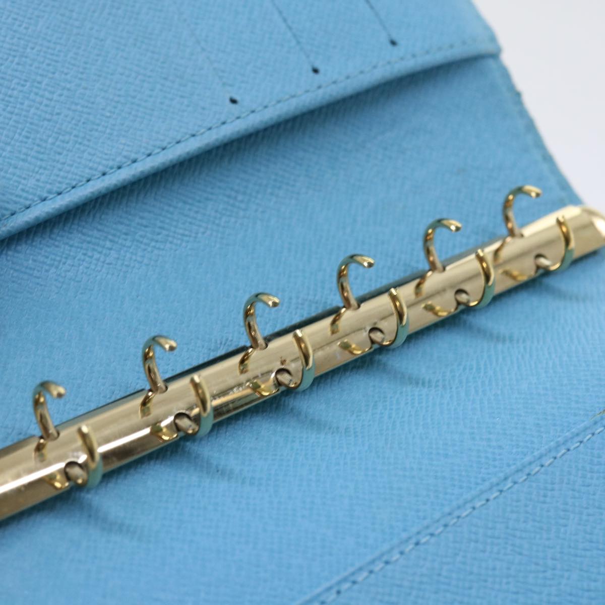 LOUIS VUITTON Monogram Groom Agenda PM Day Planner Cover Blue R20020 bs8905