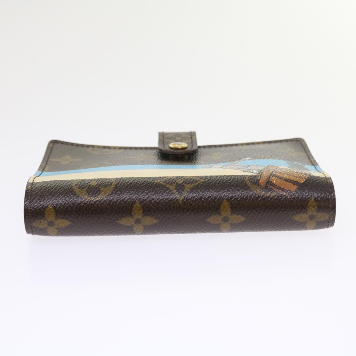 LOUIS VUITTON Monogram Groom Agenda PM Day Planner Cover Blue R20020 bs8905