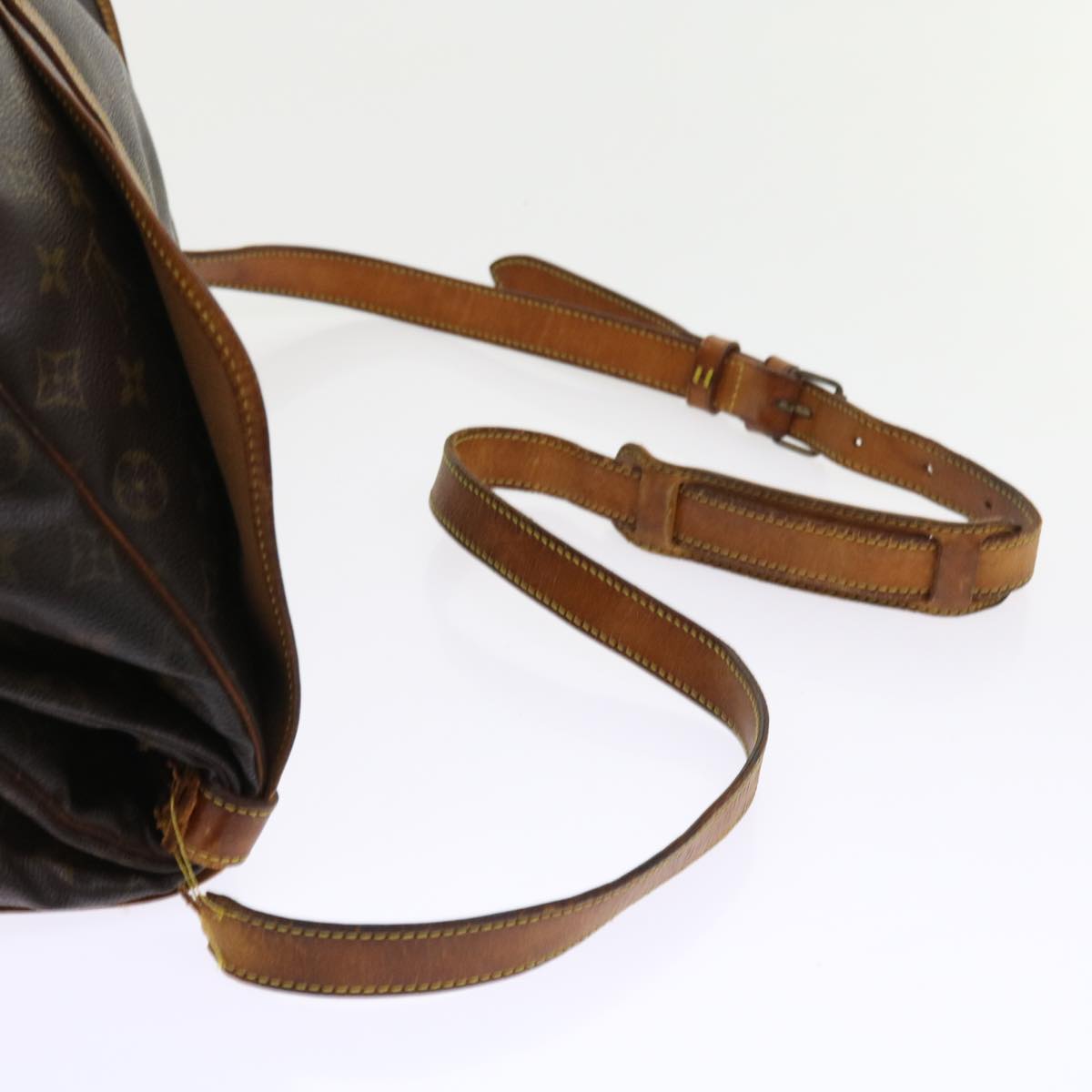 LOUIS VUITTON Monogram Saumur 35 Shoulder Bag M42254 LV bs8963