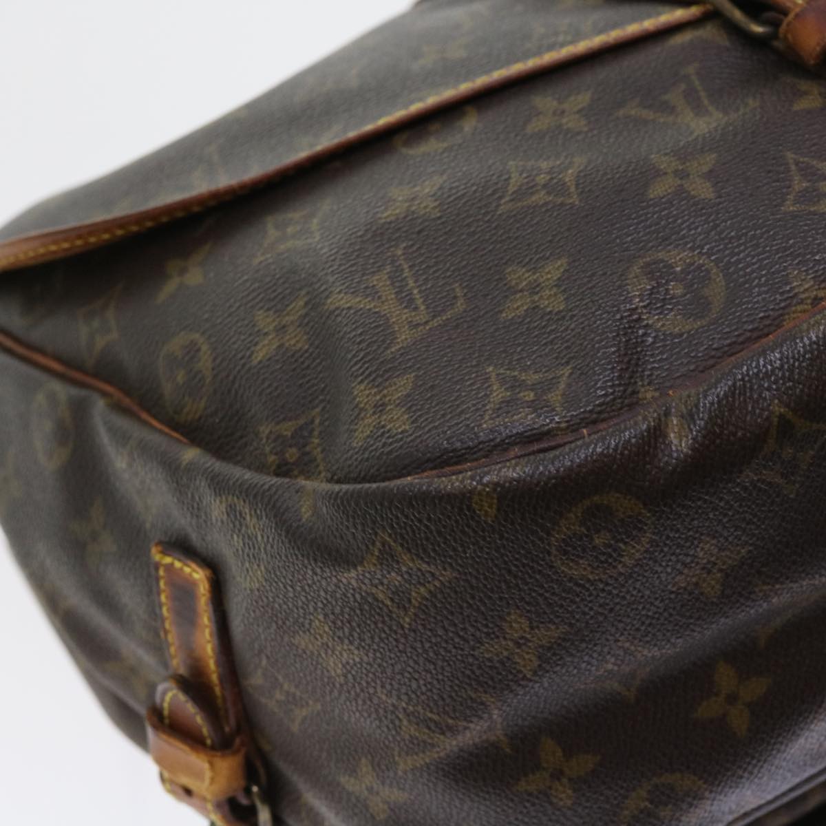 LOUIS VUITTON Monogram Saumur 35 Shoulder Bag M42254 LV bs8963