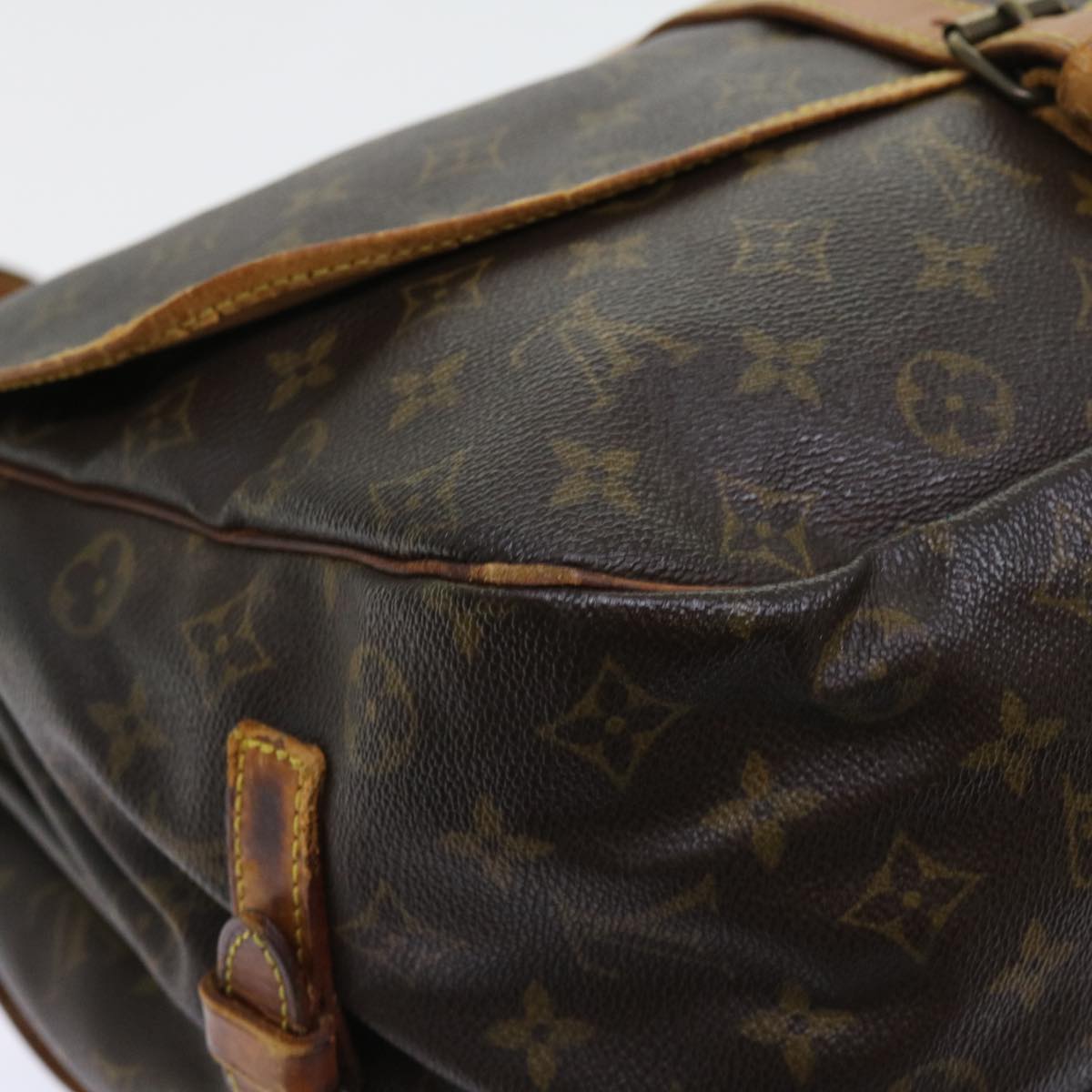 LOUIS VUITTON Monogram Saumur 35 Shoulder Bag M42254 LV bs8963