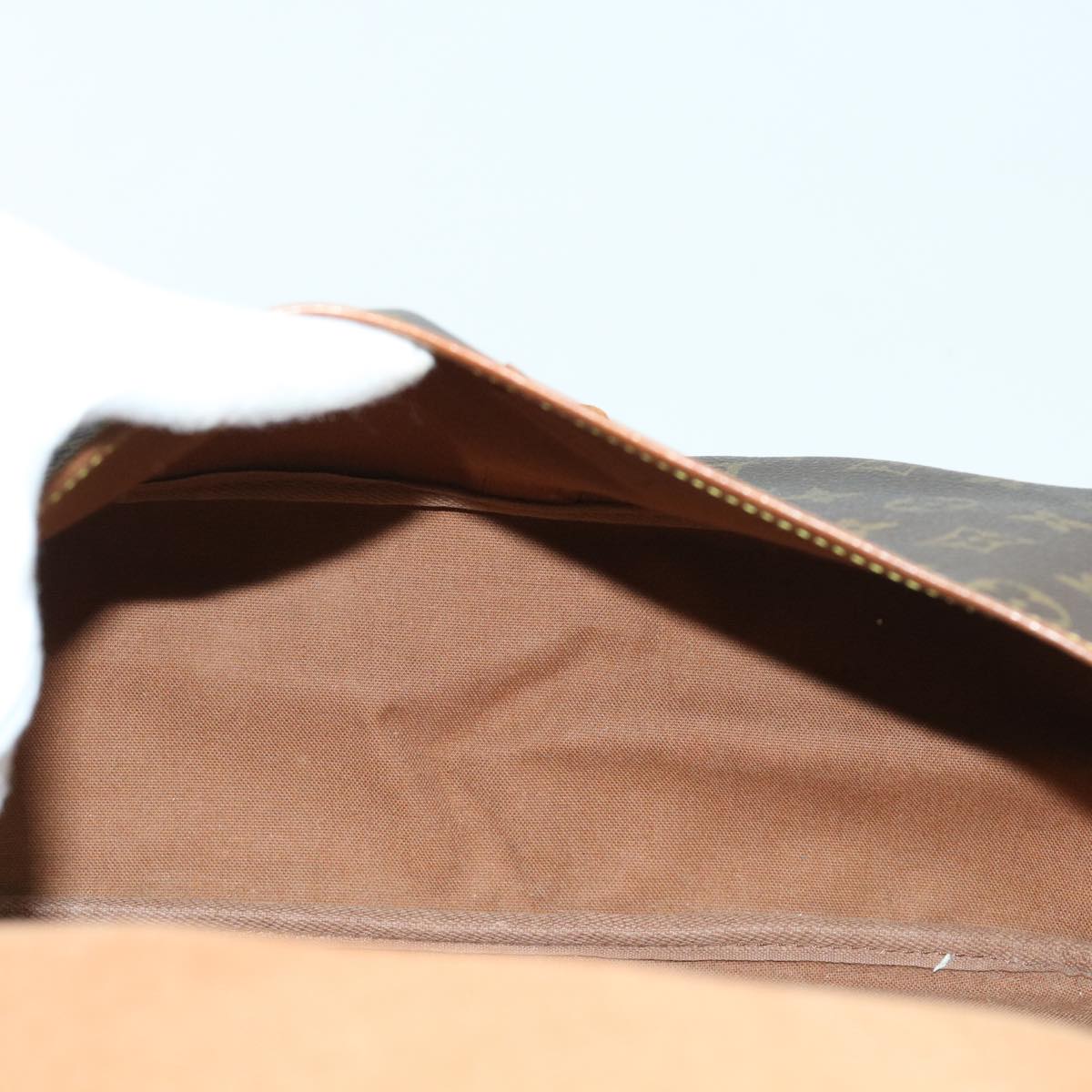 LOUIS VUITTON Monogram Saumur 35 Shoulder Bag M42254 LV bs8963