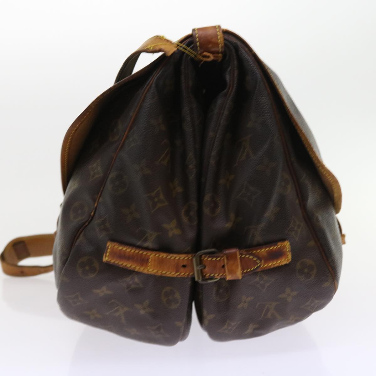 LOUIS VUITTON Monogram Saumur 35 Shoulder Bag M42254 LV bs8963