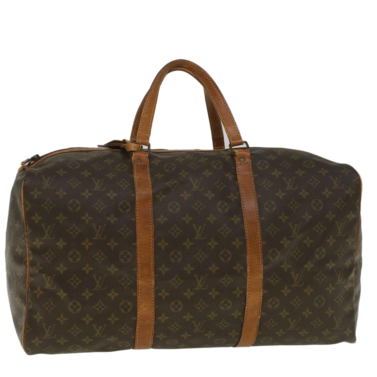 LOUIS VUITTON Monogram Sac Souple 55 Boston Bag M41622 LV bs8964