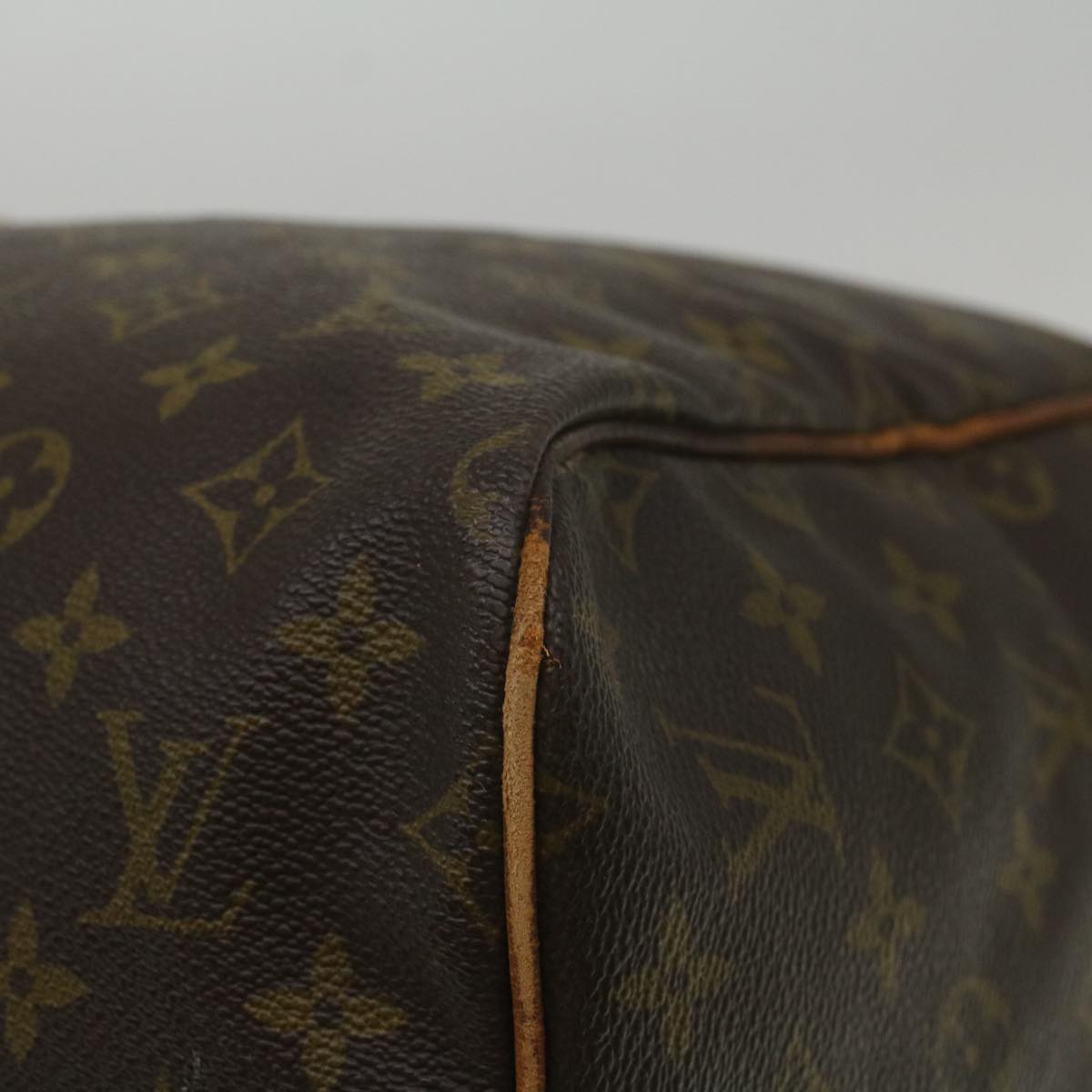 LOUIS VUITTON Monogram Sac Souple 55 Boston Bag M41622 LV bs8964