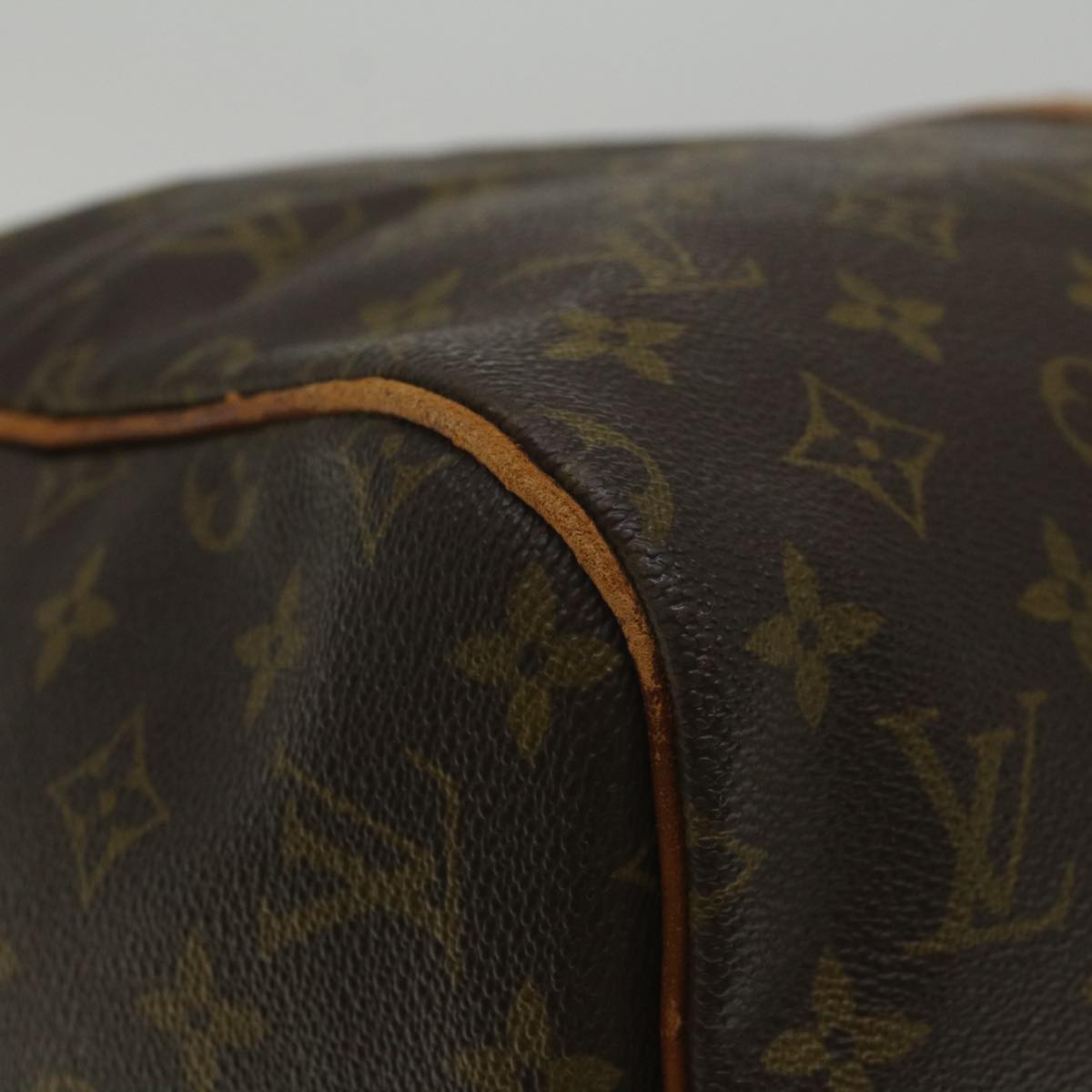 LOUIS VUITTON Monogram Sac Souple 55 Boston Bag M41622 LV bs8964
