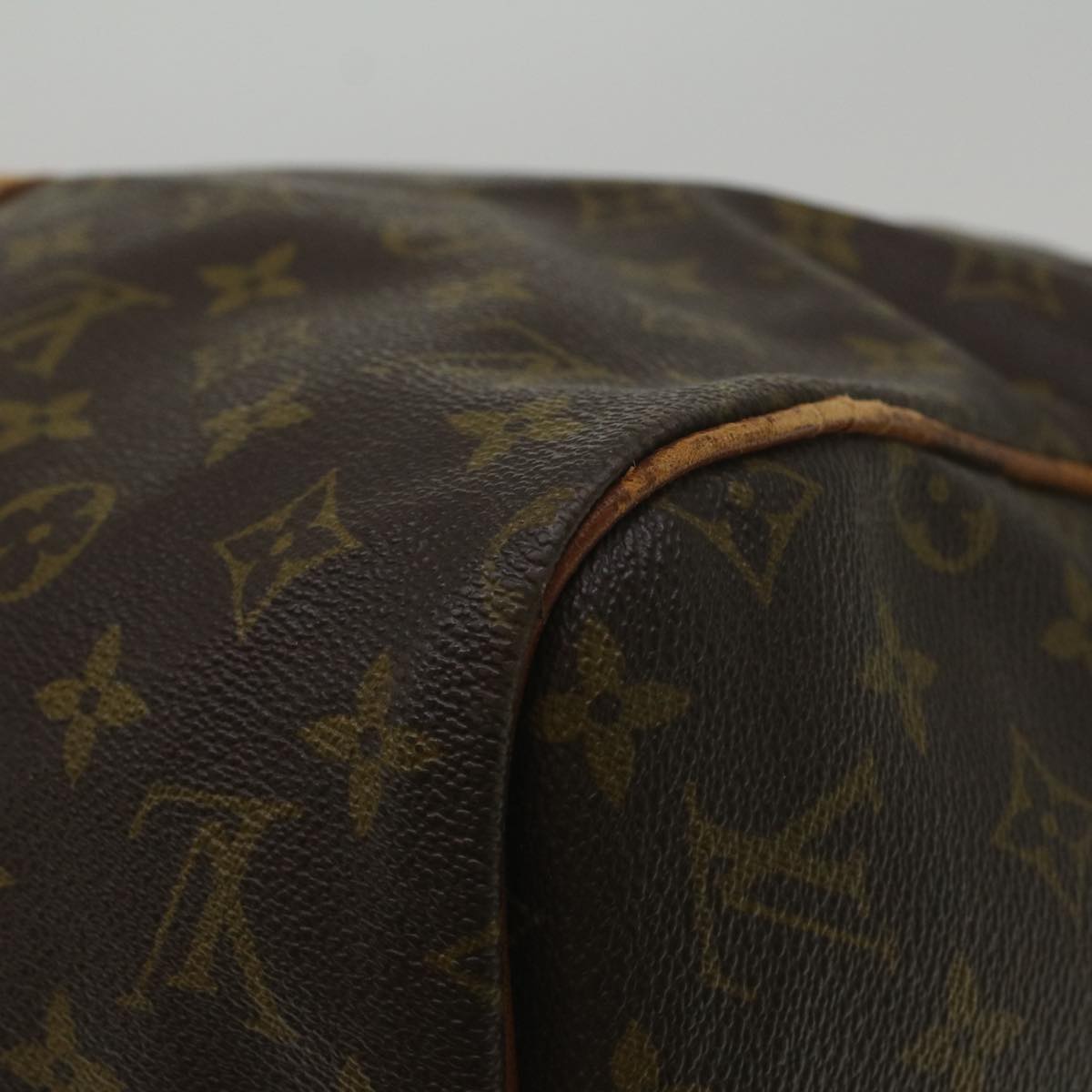 LOUIS VUITTON Monogram Sac Souple 55 Boston Bag M41622 LV bs8964