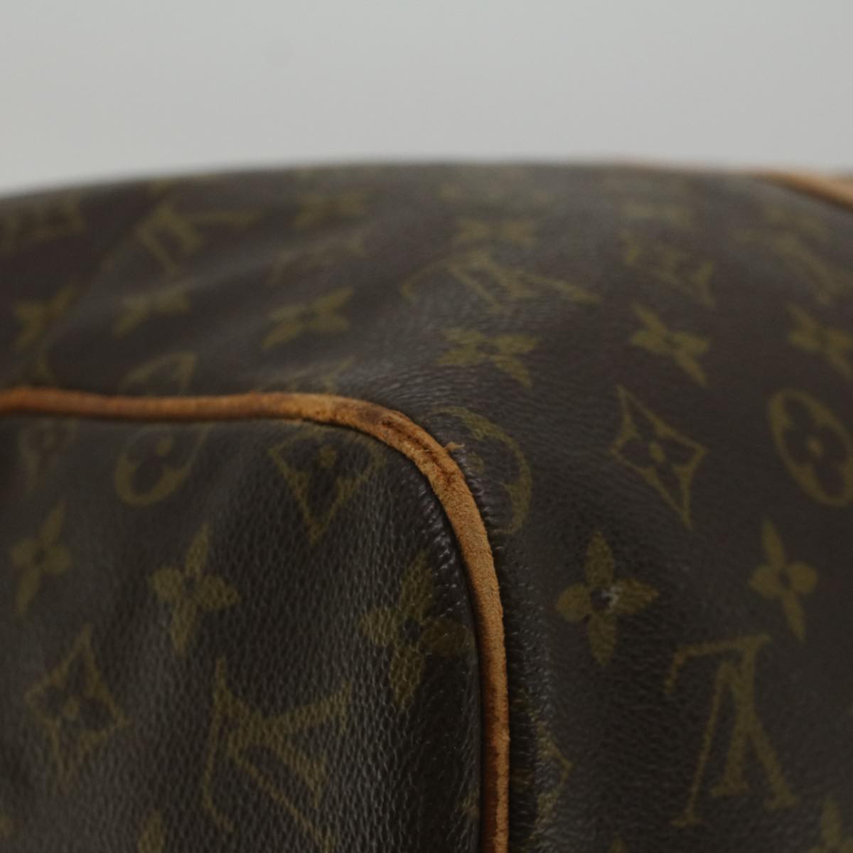 LOUIS VUITTON Monogram Sac Souple 55 Boston Bag M41622 LV bs8964