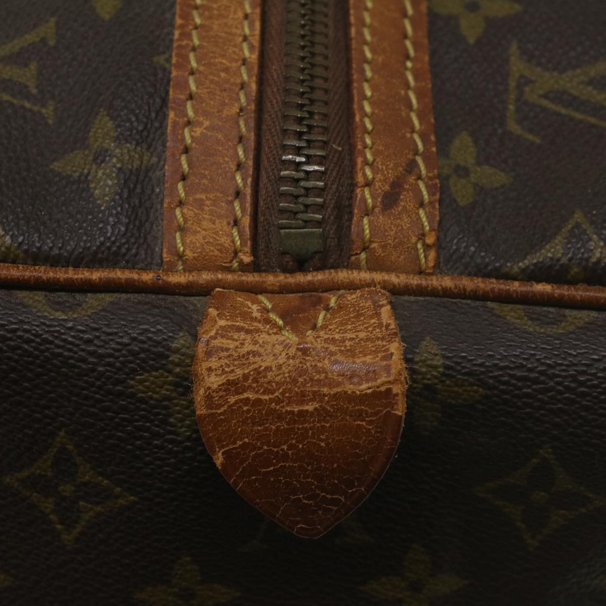 LOUIS VUITTON Monogram Sac Souple 55 Boston Bag M41622 LV bs8964